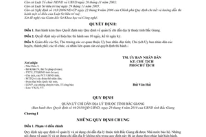 Quyết định 46/2010/QĐ-UBND quản lý chỉ dẫn địa lý