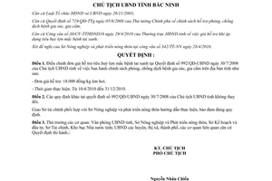 Quyết định 528/QĐ-UBND năm 2010 điều chỉnh giá hỗ trợ tiêu huỷ lợn mắc bệnh tai xanh Bắc Ninh