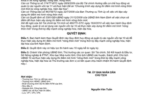 Quyết định 09/2010/QĐ-UBND huy động quản lý nguồn vốn