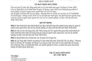 Quyết định 13/2010/QĐ-UBND Quy chế phối hợp liên ngành quản lý người nước ngoài