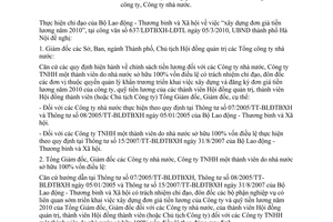 Công văn 2267/UBND-LĐCSXH xây dựng đơn giá tiền lương quỹ tiền lương năm 2010