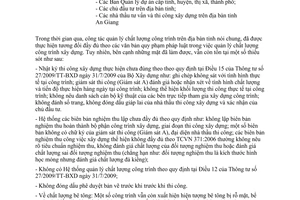 Công văn 136/SXD-HĐXD thực hiện các Văn bản có liên quan đến công tác quản lý