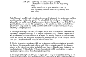 Công văn 577/TTg-TCCV nâng cao chất lượng phương án đơn giản hóa thủ tục hành chính