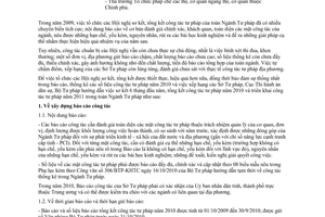 Công văn 1000/BTP-VP hướng dẫn sơ kết, tổng kết công tác năm 2010  Ngành Tư pháp