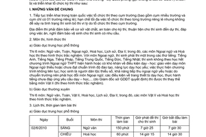 Công văn 1924/BGDĐT-KTKĐCLGD hướng dẫn tổ chức thi tốt nghiệp trung học phổ thông năm 2010