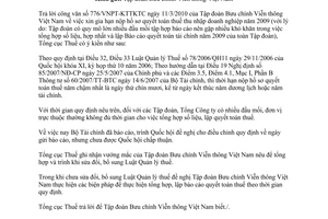 Công văn 1349/TCT-KK thời hạn nộp hồ sơ quyết toán thuế