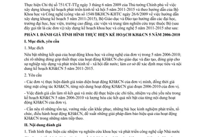 Công văn 2299/BGDĐT-KHCNMT xây dựng kế hoạch khoa học và công nghệ 5 năm