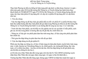 Công văn 1262/BTTTT-KHTC hướng dẫn bổ sung việc thực hiện phiếu điều tra