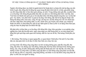 Chỉ thị 422/CT-TTg tăng cường quản lý và phát triển bền vững cơ sở hạ tầng viễn thông