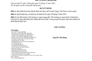 Quyết định 33/2010/QĐ-TTg Quy chế tổ chức Ngày Việt Nam ở nước ngoài