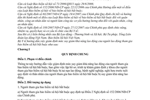 Thông tư 07/2010/TT-BYT hướng dẫn việc giám định mức suy giảm khả năng lao động người lao động tham gia bảo hiểm xã hội bắt buộc