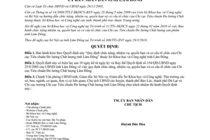 Quyết định 13/2010/QĐ-UBND chức năng nhiệm vụ quyền hạn cơ cấu Chi cục TCĐLDL