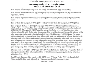 Nghị quyết 07/2010/NQ-HĐND mức hỗ trợ của ngân sách nhà nước thực hiện