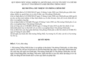 Quyết định 757/QĐ-VPCP chức năng, nhiệm vụ, quyền hạn, Hội trường Thống nhất