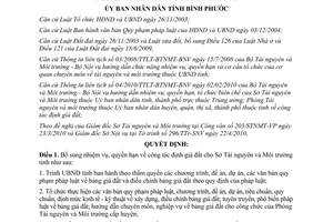 Quyết định 36/2010/QĐ-UBND nhiệm vụ quyền hạn định giá đất Bình Phước