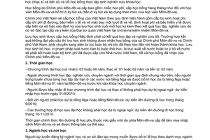 Thông báo 231/TB-BGDĐT  tuyển sinh đi học tại Môn-đô-va năm 2010