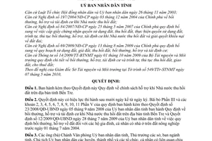 Quyết định 14/2010/QĐ-UBND chính sách hỗ trợ khi Nhà nước thu hồi đất