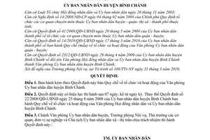 Quyết định 03/2010/QĐ-UBND Quy chế tổ chức hoạt động