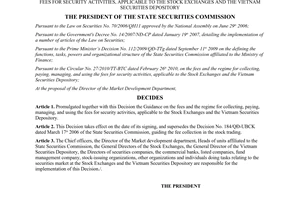 Decision No. 306/QD-UBCK guiding the implementation of the Circular No. 27/2010