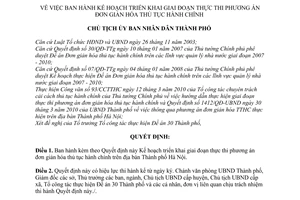 Quyết định 2257/QĐ-UBND Kế hoạch triển khai