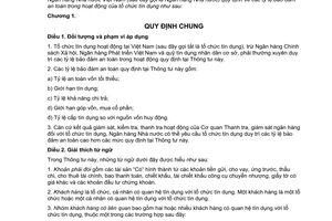 Thông tư 13/2010/TT-NHNN  tỷ lệ bảo đảm an toàn hoạt động tổ chức tín dụng