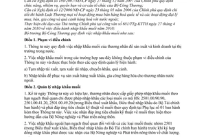 Thông tư 23/2010/TT-BCT nhập khẩu muối