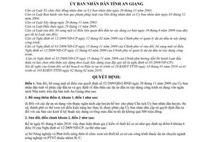 Quyết định 27/2010/QĐ-UBND sửa đổi Quyết định 52/2009/QĐ-UBND phân cấp đầu tư