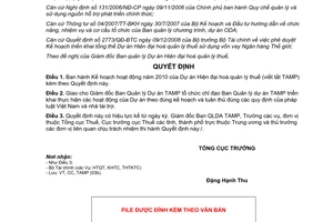 Quyết định 789A/QĐ-TCT năm 2010 Kế hoạch Dự án Hiện đại hoá quản lý thuế