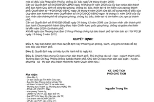 Quyết định 2354/QĐ-UBND  Phương án phòng, tránh, ứng phó khi bão đổ bộ