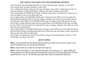 Quyết định 2355/QĐ-UBND phương án đảm bảo an toàn cho người