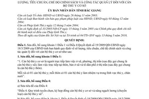 Quyết định 55/2010/QĐ-UBND sửa đổi khoản 1 Điều 1 và 4 Quyết định 19/2009/QĐ-UB