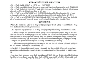 Quyết định 57/2010/QĐ-UBND hỗ trợ đào tạo nghề trong các doanh nghiệp