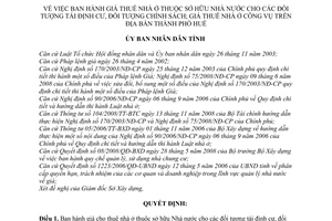 Quyết định 17/2010/QĐ-UBND giá thuê nhà ở sở hữu nhà nước