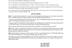 Quyết định 58/2010/QĐ-UBND trợ cấp xã hội hàng tháng đối với người cao tuổi Bắc Ninh