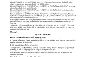 Thông tư 81/2010/TT-BTC hướng dẫn cơ chế đặt hàng trong lĩnh vực cung ứng dịch