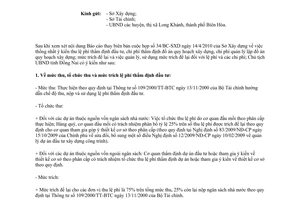 Công văn 3345/UBND-KT thực hiện thu lệ phí thẩm định đầu tư chi phí thẩm định