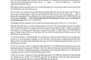 Công văn 5600/BTC-QLCS báo cáo tài sản nhà nước