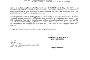 Công văn 2965/VPCP-KTTH thực hiện Chỉ thị 20/2007/CT-TTg