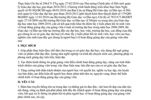 Công văn 2754/BGDĐT-NGCBQLGD hướng dẫn lấy ý kiến phản hồi từ người học