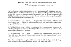 Công văn 2059/BHXH-TCCB đính chính Quyết định 139/QĐ-BHXH