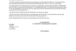 Công văn 103/BXD-KHTC lập dự toán chi phí thực hiện dự án