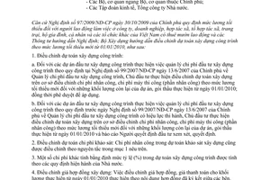 Công văn 920/BXD-KTXD dự toán xây dựng công trình theo mức lương tối thiểu