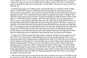 Công văn 1774/TCT-TNCN  thuế thu nhập cá nhân chuyển nhượng bất động sản