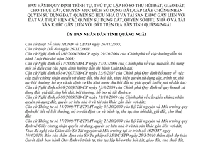 Quyết định 14/2010/QĐ-UBND  trình tự, thủ tục lập hồ sơ  thu hồi đất