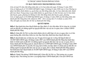 Quyết định 17/2010/QĐ-UBND tiếp nhận, bố trí công tác