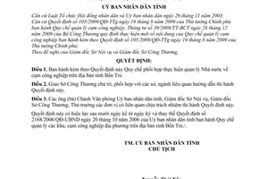 Quyết định 19/2010/QĐ-UBND Quy chế phối hợp thực hiện quản lý Nhà nước