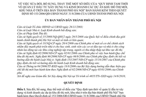 Quyết định 26/2010/QĐ-UBND sửa đổi Quy định tạm thời quản lý đầu tư xây dựng