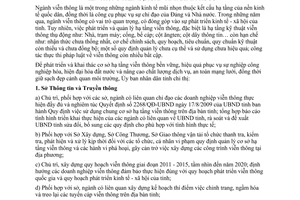 Chỉ thị 08/2010/CT-UBND quản lý phát triển cơ sở hạ tầng viễn thông Bình Phước