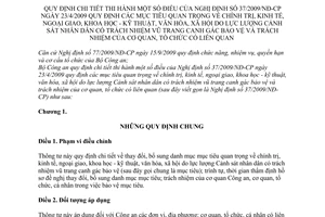 Thông tư 20/2010/TT-BCA hướng dẫn Nghị định 37/2009/NĐ-CP
