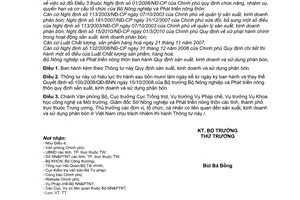 Thông tư 36/2010/TT-BNNPTNT  sản xuất, kinh doanh sử dụng phân bón